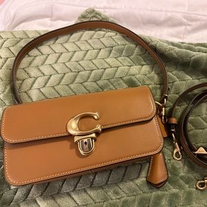 Coach Studio Baguette Bag in Camel
